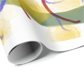 Abstract Artistiek Stroompatroon Inpakpapier (Rol Hoek)