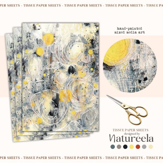 Abstract Artistiek Textuurontwerp Tissuepapier