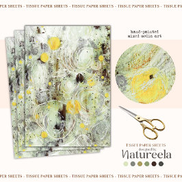 Abstract Artistiek Textuurontwerp Tissuepapier