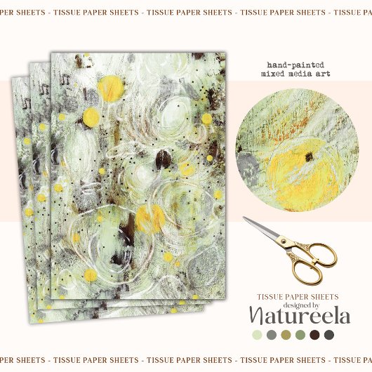 Abstract Artistiek Textuurontwerp Tissuepapier