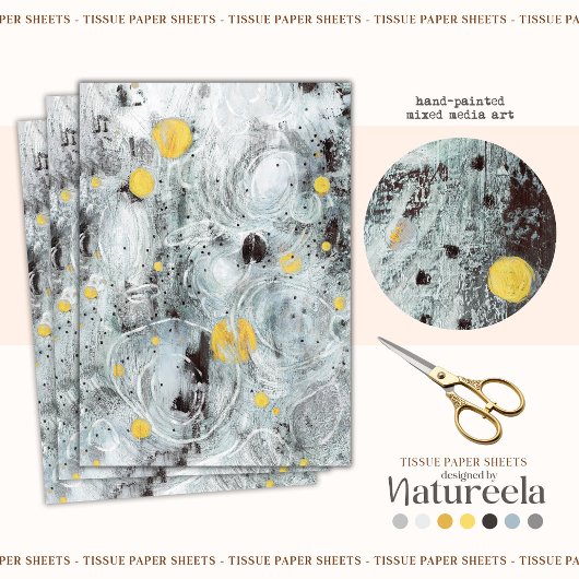 Abstract Artistiek Textuurontwerp Tissuepapier