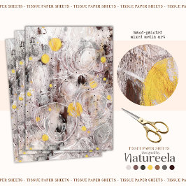 Abstract Artistiek Textuurontwerp Tissuepapier