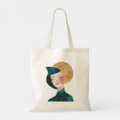 abstract artistiek Vrouw Kunst Tote Bag (Achterkant)