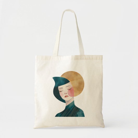abstract artistiek Vrouw Kunst Tote Bag (Voorkant)