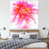 Abstract artistieke peach Blossom Macro Canvas Afdruk (Insitu (Slaapkamer))