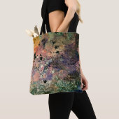 Abstract artsy glitter tas (Dichtbij)