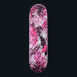 Abstract Artsy Pink Burgundy Red Acrylverf Persoonlijk Skateboard<br><div class="desc">Dit moderne en artsachtige schilderij is perfect voor de trendy en artistieke vrouw. Het is voorzien van een handbeschilderd zwart roze, neonroze, en een bruin rood acrylisch abstract ontwerp. Het is , elegant en hedendaags.** BELANGRIJKE ONTWERPOPMERKING: Voor om het even welk verzoek van het douaneontwerp zoals passende productverzoeken, kleurenveranderingen, plaatsingsveranderingen,...</div>