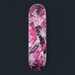 Abstract Artsy Pink Burgundy Red Acrylverf Persoonlijk Skateboard<br><div class="desc">Dit moderne en artsachtige schilderij is perfect voor de trendy en artistieke vrouw. Het is voorzien van een handbeschilderd zwart roze, neonroze, en een bruin rood acrylisch abstract ontwerp. Het is , elegant en hedendaags.** BELANGRIJKE ONTWERPOPMERKING: Voor om het even welk verzoek van het douaneontwerp zoals passende productverzoeken, kleurenveranderingen, plaatsingsveranderingen,...</div>
