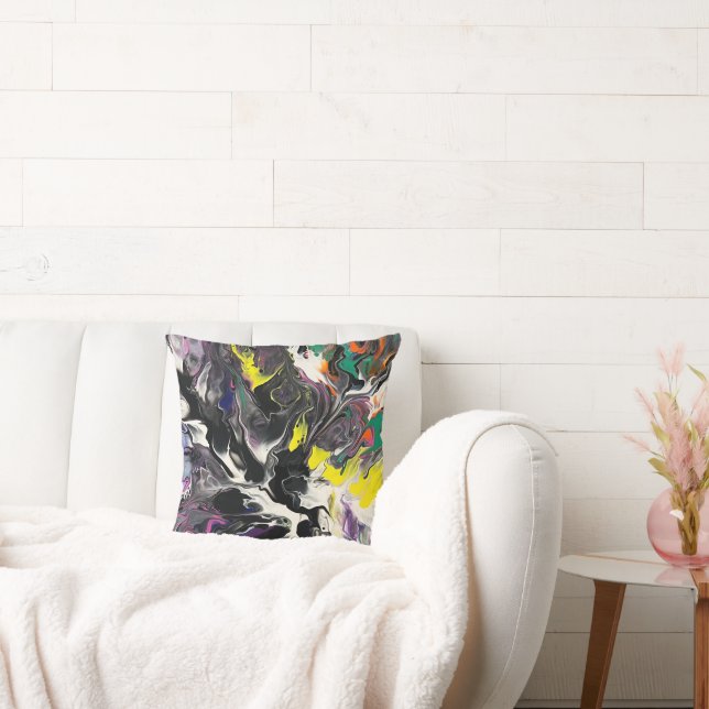 Abstract Artsy Unique Statement Sierkussen (Bank)