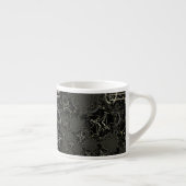 Abstract artwork zwart espresso kop (Rechts)
