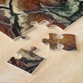 Abstract asfalt in kleur legpuzzel (Zijkant)
