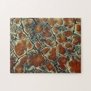 Abstract asfalt in kleur legpuzzel