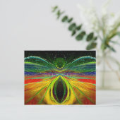 Abstract astronomisch spinBriefkaart Briefkaart (Staand voorkant)