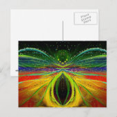 Abstract astronomisch spinBriefkaart Briefkaart (Voorkant / Achterkant)