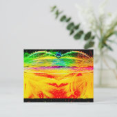 Abstract astronomisch spinBriefkaart Briefkaart (Staand voorkant)