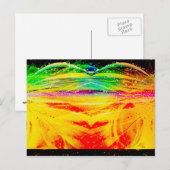 Abstract astronomisch spinBriefkaart Briefkaart (Voorkant / Achterkant)