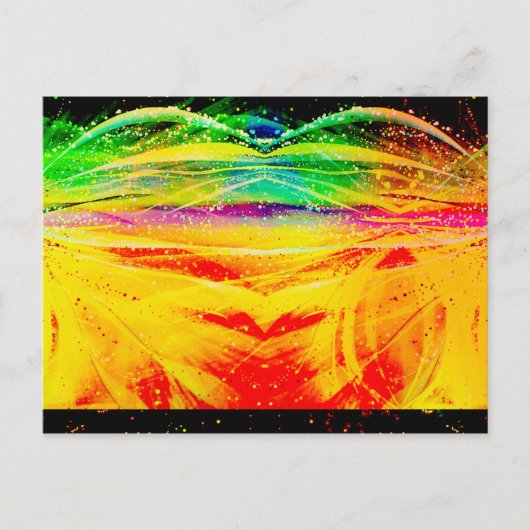 Abstract astronomisch spinBriefkaart Briefkaart (Voorkant)