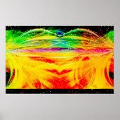 Abstract astronomisch spinPoster Poster (Voorkant)