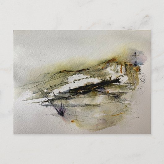 Abstract Autumn Colour Landschap Briefkaart (Voorkant)