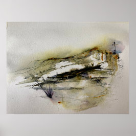 Abstract Autumn Colour Landschap Poster