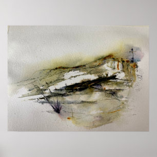 Abstract Autumn Colour Landschap Poster