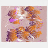 Abstract Autumnal Melancholy Fleece Deken (Voorkant (Horizontaal))