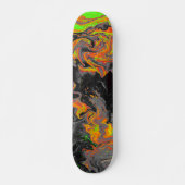 Abstract avy holographic Iridescent Patroon Persoonlijk Skateboard (Voorkant)