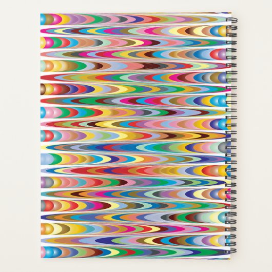 Abstract avy Patroon Planner (Achterkant)