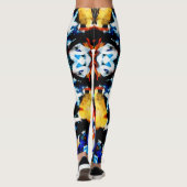 abstract aztec leggings (Achterkant)