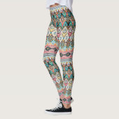Abstract Aztec-patroon Leggings (Links)
