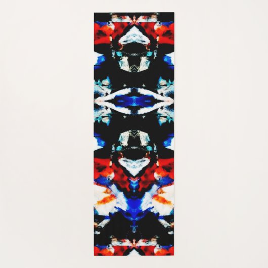 abstract aztec yogamat (Achterkant)