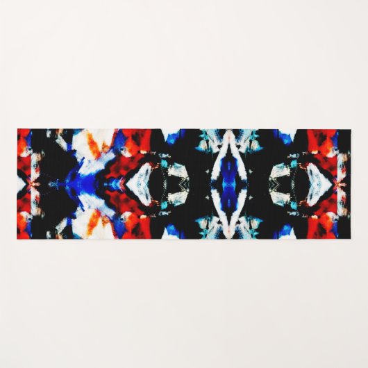 abstract aztec yogamat (Voorkant (horizontaal))