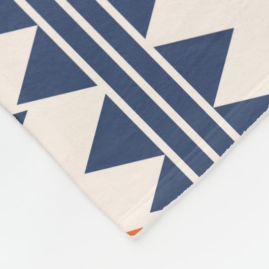 Abstract Azteeks geometrisch, naadloos patroon. Fleece Deken (Hoek)