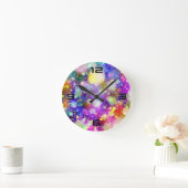 Abstract baanontwerp ronde klok (Huis)