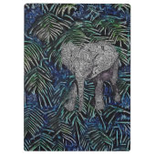 Abstract Baby olifant Klembord (Achterkant)