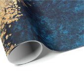 abstract background blue marble agate granite mosa cadeaupapier (Rol Hoek)