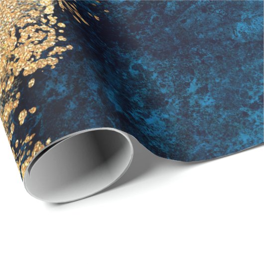 abstract background blue marble agate granite mosa cadeaupapier (Rol Hoek)