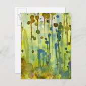 abstract background briefkaart (Voorkant / Achterkant)