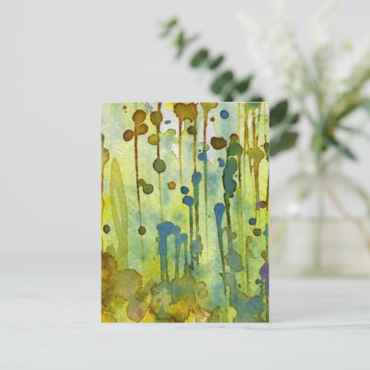 abstract background briefkaart (Staand voorkant)