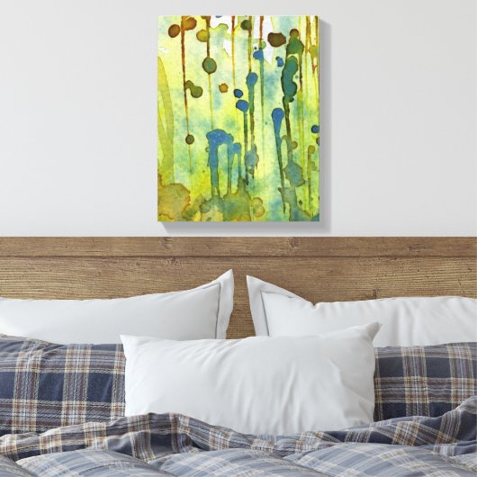 abstract background canvas afdruk (Insitu (Slaapkamer))