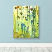 abstract background canvas afdruk (Insitu (Houten vloer))
