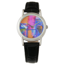 Abstract Background Colorful Horloge