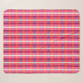 abstract background, colorful intersecting striped sherpa deken (Voorkant (horizontaal))