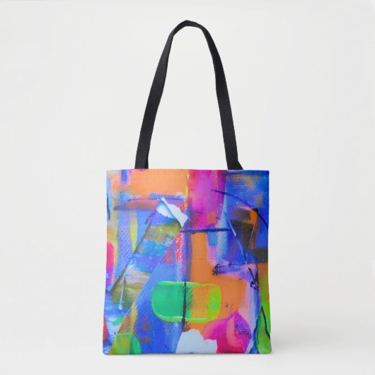 Abstract Background Colorful Tote Bag (Voorkant)