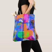 Abstract Background Colorful Tote Bag (Dichtbij)