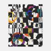 abstract background composition, with strokes, spl fleece deken (Voorkant)