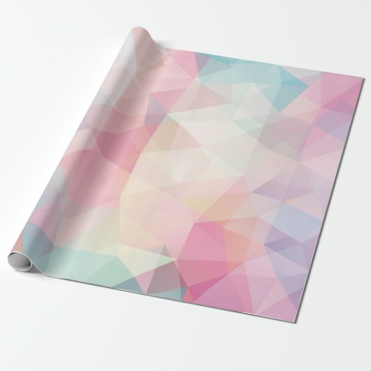 abstract background consisting of trianglesbackgro cadeaupapier (Uitgerold)