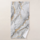 abstract background, creative texture of white mar badhanddoek (Badhanddoek)