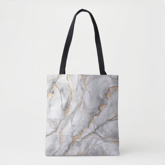 abstract background, creative texture of white mar tote bag (Voorkant)