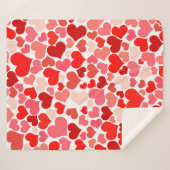 Abstract background decoration sherpa deken (Voorkant (horizontaal))